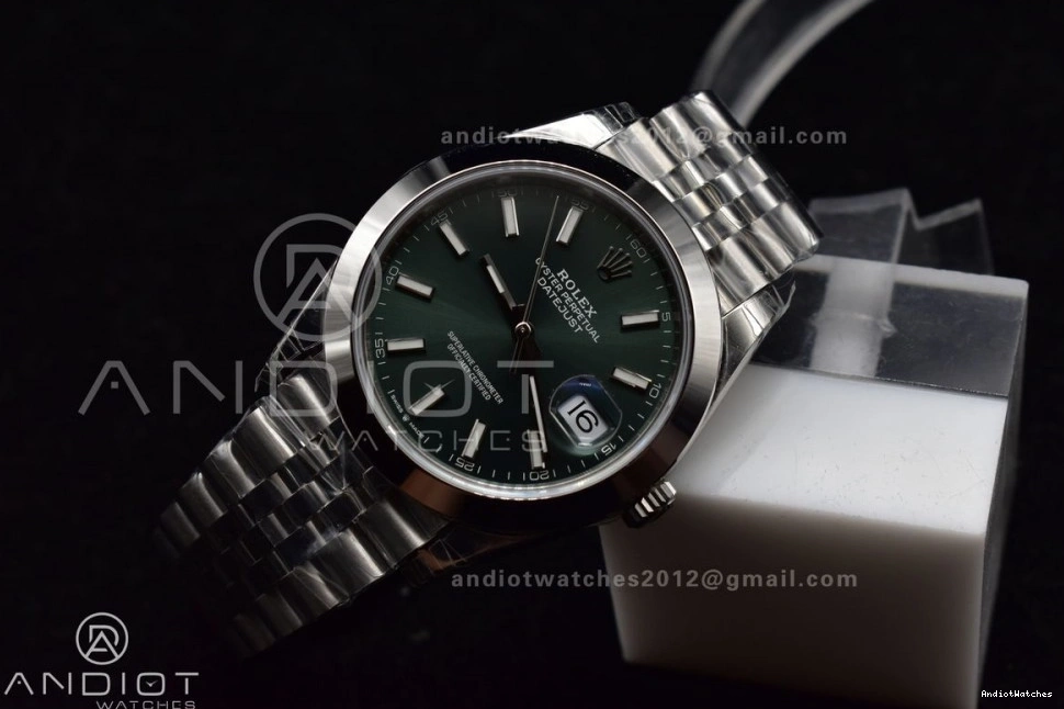 DateJust SS RelaxedFit Best VSF 41 587 1:1 Bracelet On 126300 Jubilee 904L Dial Green Edition VS 0331